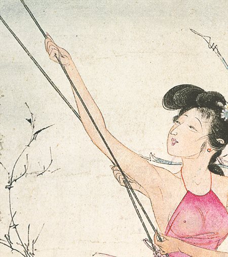 余姚-胡也佛的仕女画和最知名的金瓶梅秘戏图